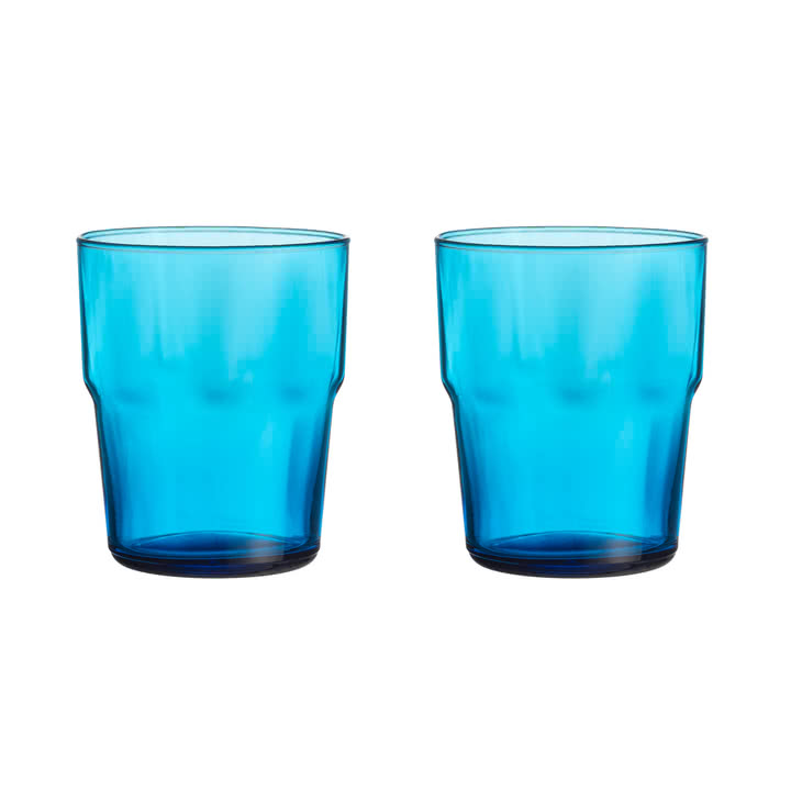 Iittala - Solare drinking glass, 0.31 l, electric blue (set of 2)