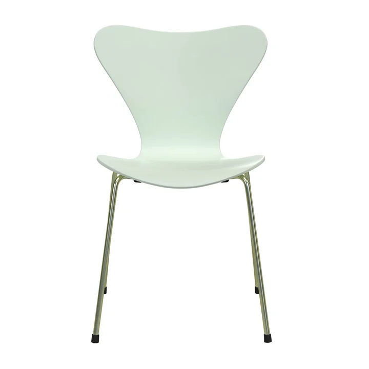 Fritz Hansen - Series 7 chair, non-upholstered, rainbow / 7:14 AM green (Special Edition 2025)