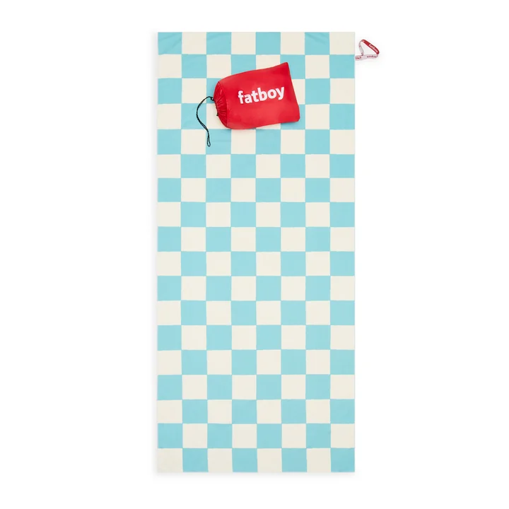 Fatboy - Beach Baggy beach towel XL, chess azure