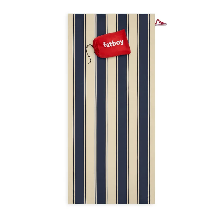 Fatboy - Beach Baggy beach towel XL, navy striped