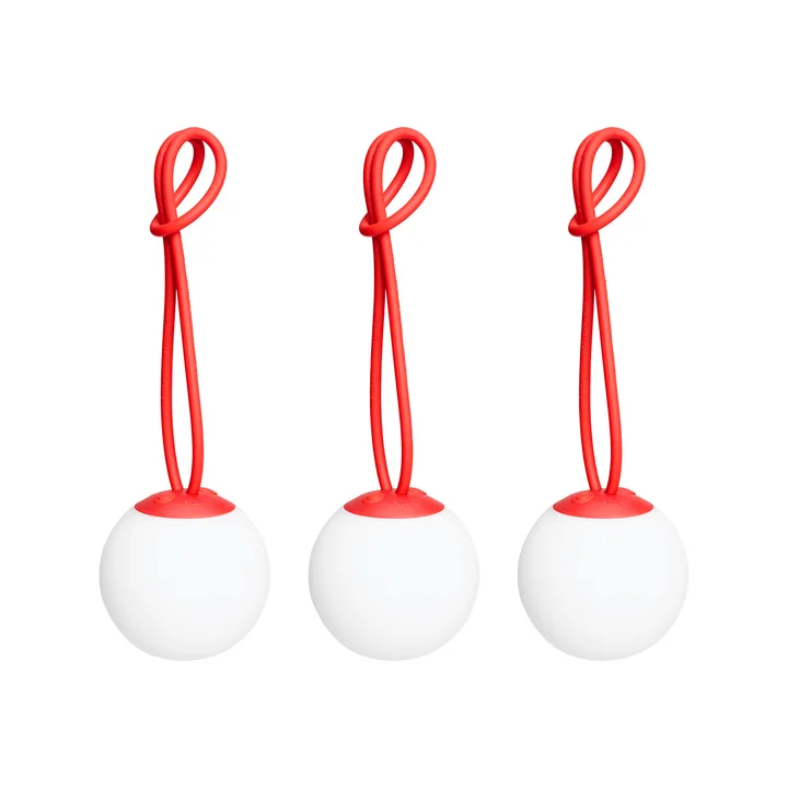 Fatboy - Bolleke Mini Pendant light, red (set of 3)