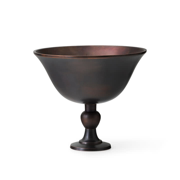 Audo - Pavot bowl, h 17.6 cm, dark brown