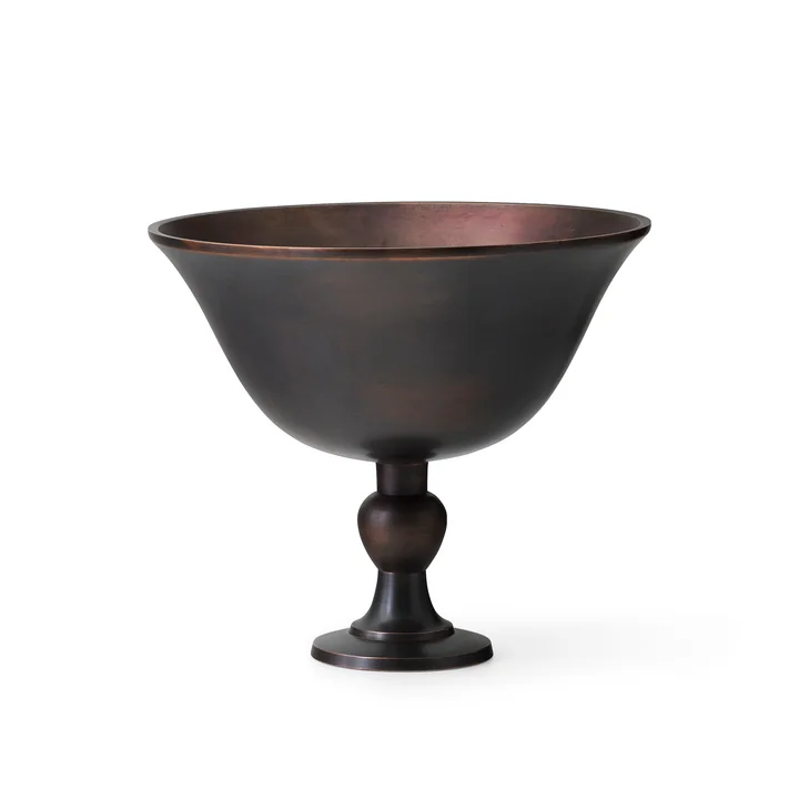 Audo - Pavot bowl, h 17.6 cm, dark brown
