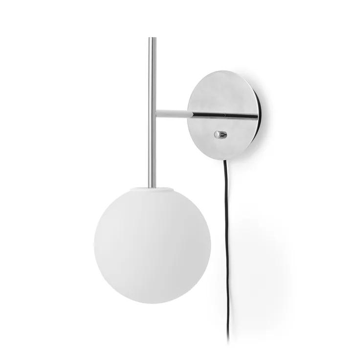 Audo - TR Bulb wall light, polished steel