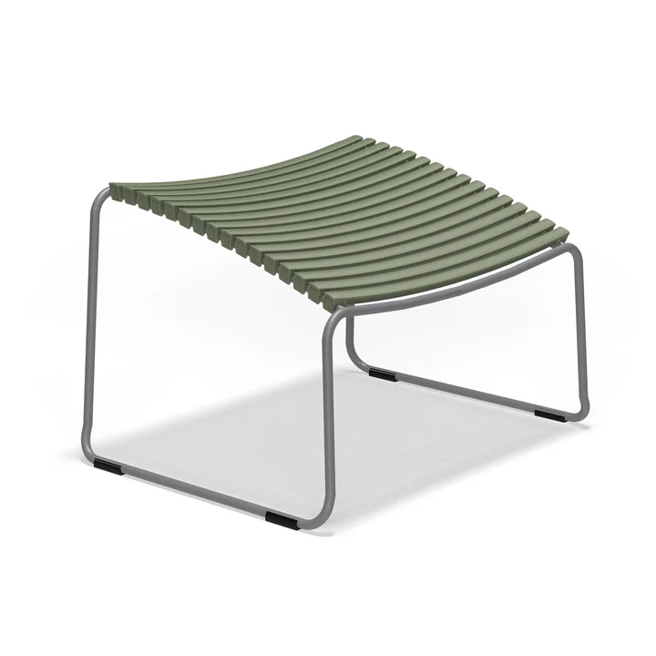 HOUE - CLICK Outdoor footstool, olive green