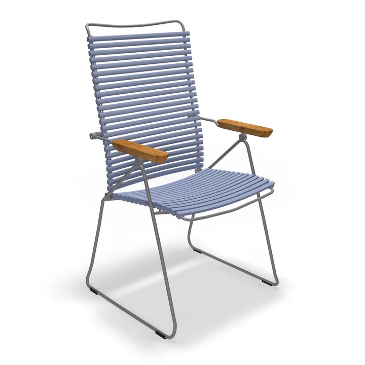 HOUE - CLICK Position outdoor armchair, dove blue