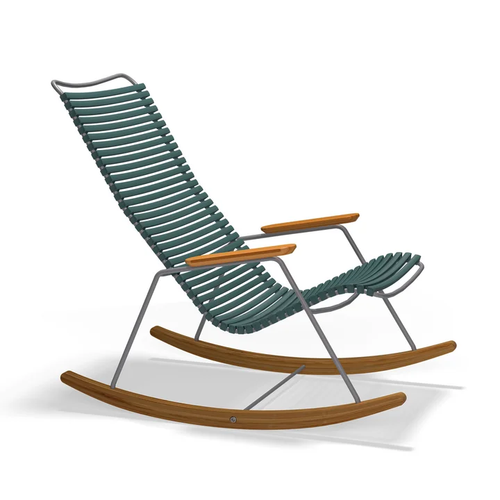 HOUE - CLICK Outdoor Rocking rocking chair, fir green