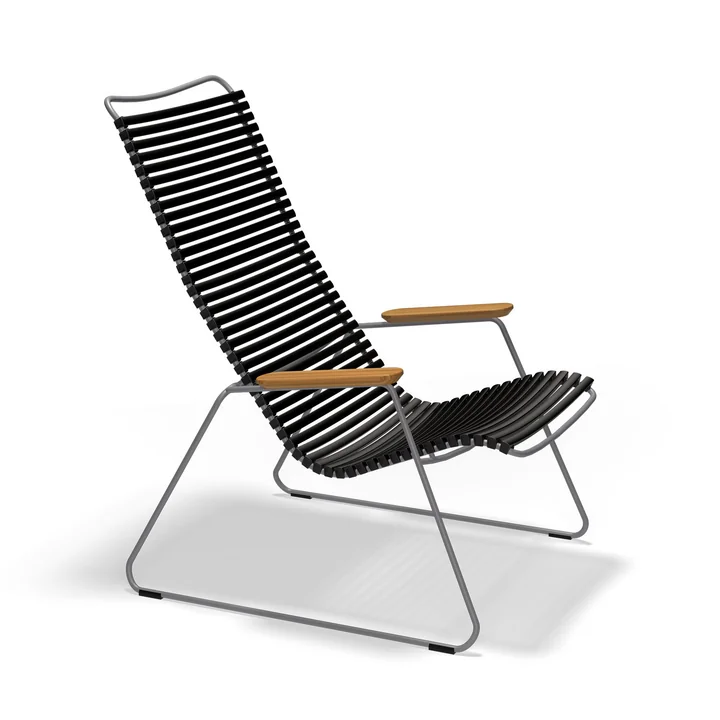 HOUE - CLICK Outdoor Lounge Chair, black