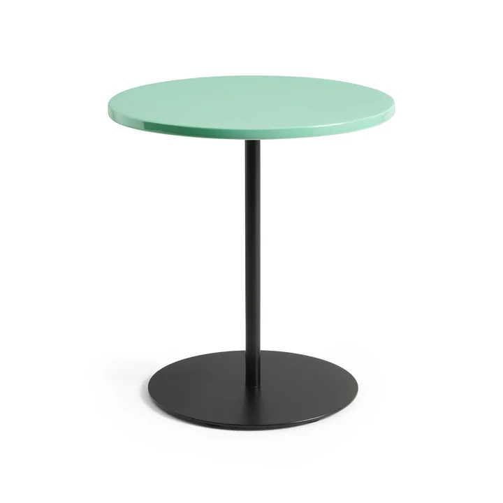 HAY - Pyro side table, Ø 45 cm, black / jade