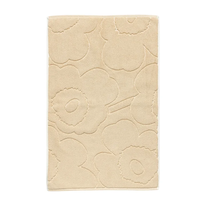Marimekko - Piirto Unikko bath mat, 50 x 80 cm, straw / off-white