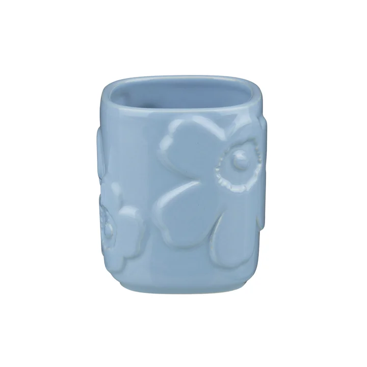 Marimekko - Unikko toothbrush tumbler, sky blue