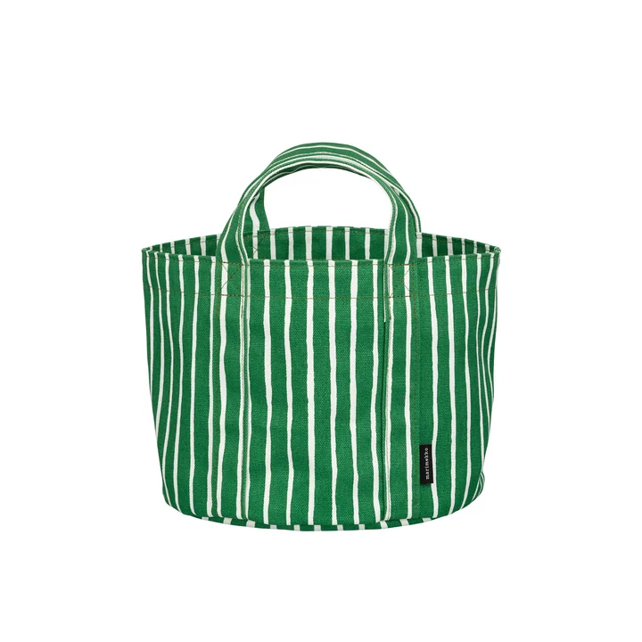 Marimekko - Piccolo Laundry basket 25 x 20 cm, green / white