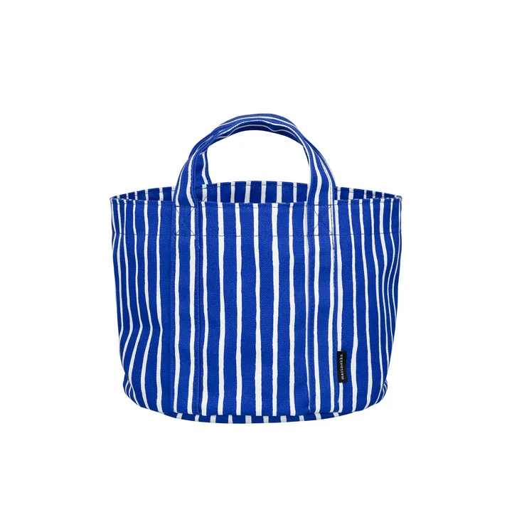 Marimekko - Piccolo Laundry basket 25 x 20 cm, blue / white