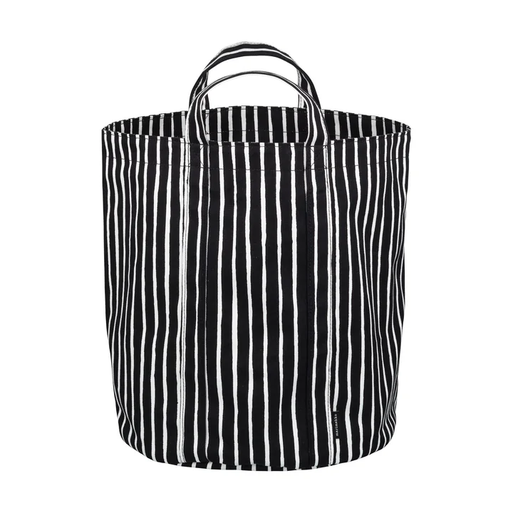 Marimekko - Piccolo Laundry basket 32 x 37 cm, black / white