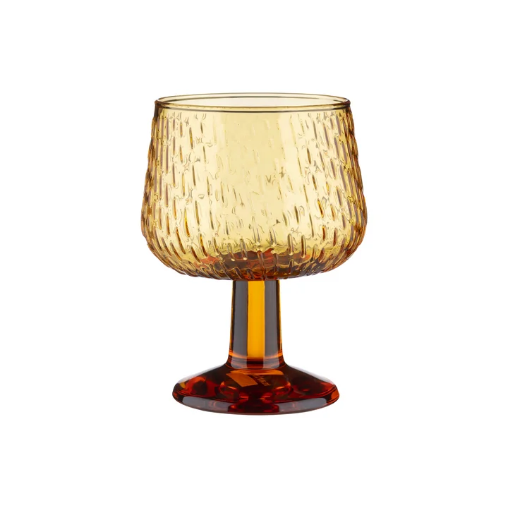 Marimekko - Syksy Wine glass, 250 ml, honey