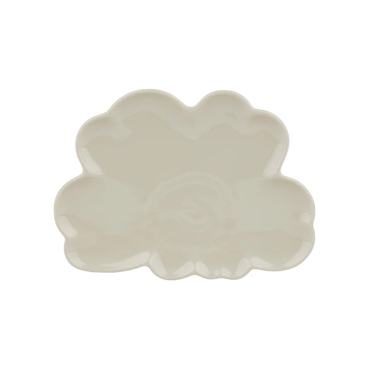 Marimekko - Unikko plate, Ø 19 cm, natural