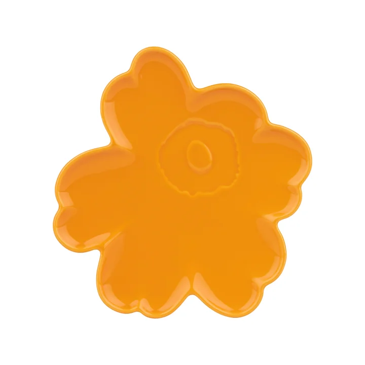 Marimekko - Unikko plate, Ø 20 cm, warm yellow