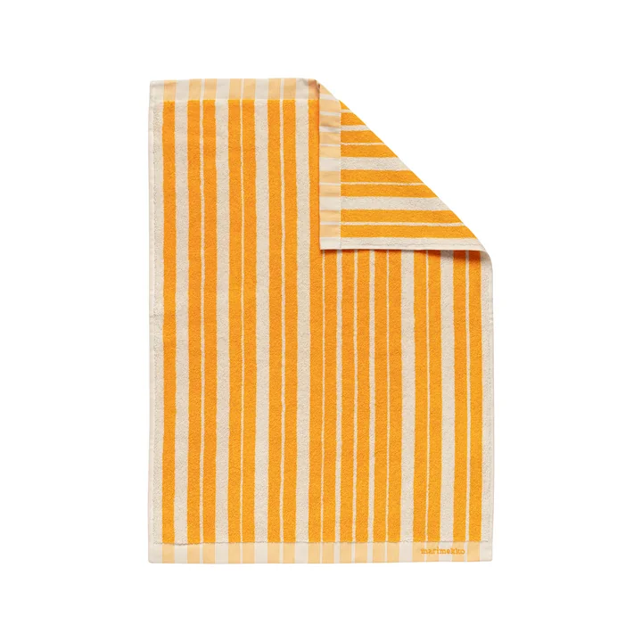 Marimekko - Raide towel, 50 x 70 cm, sahram yellow / cream