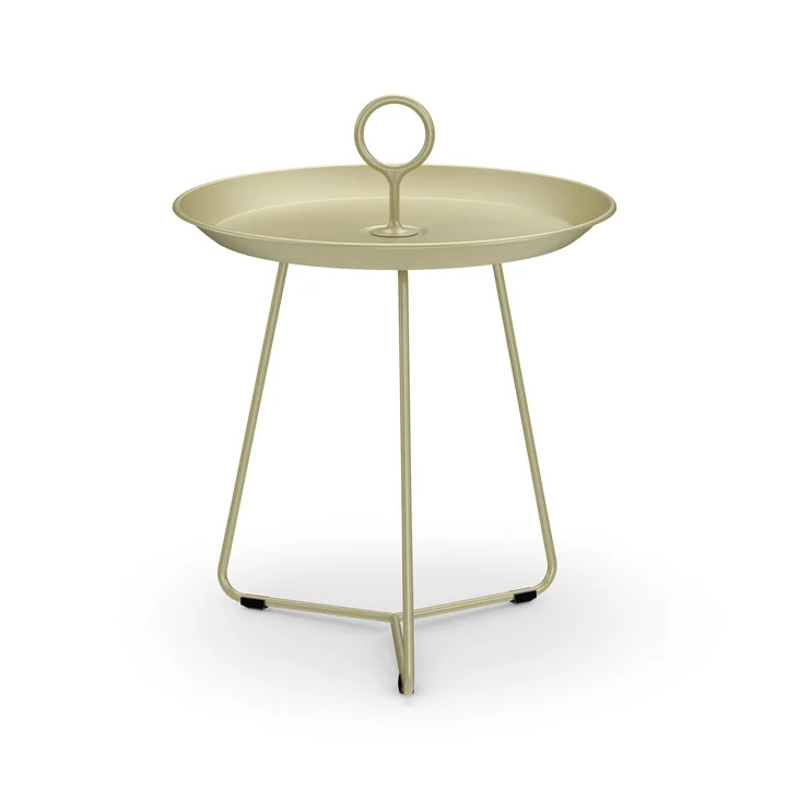 HOUE - EYELET Side table, Ø 45 cm, pistachio