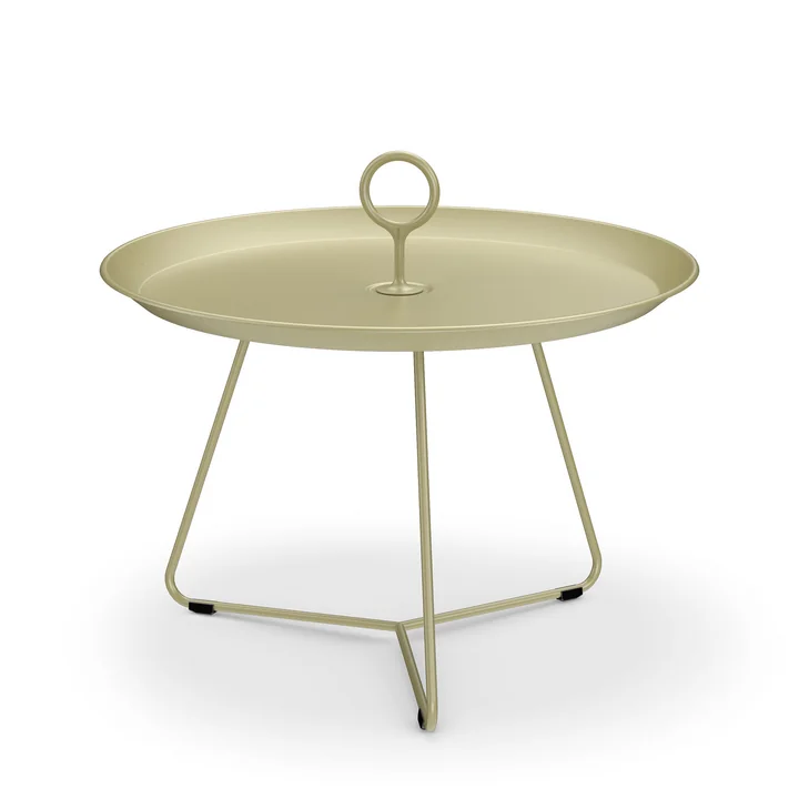 HOUE - EYELET Side table, Ø 57.5 cm, pistachio