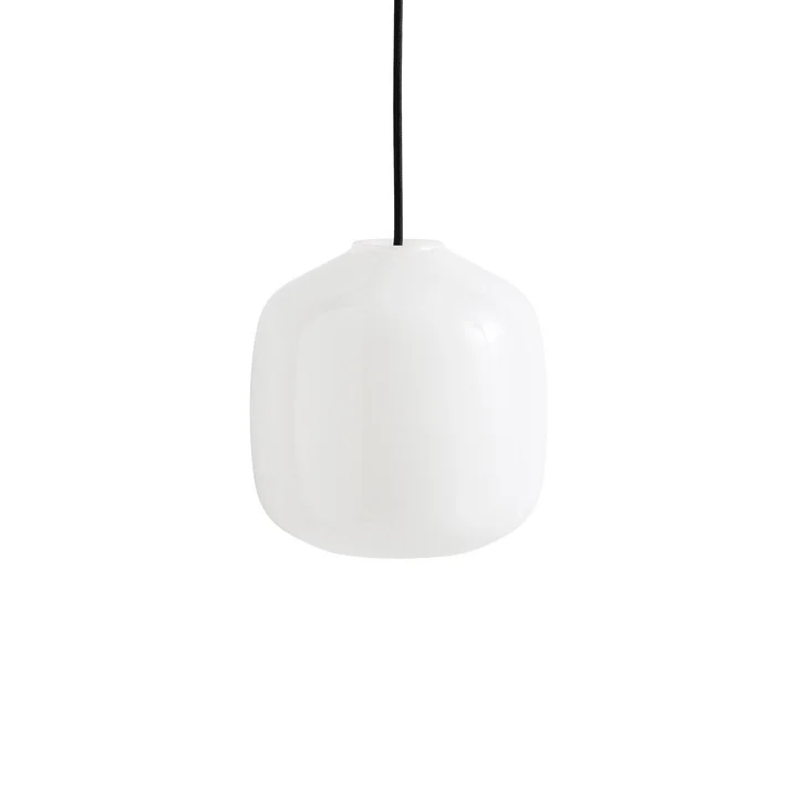 HAY - Buoy Glass pendant light, Ø 20 cm, soft black