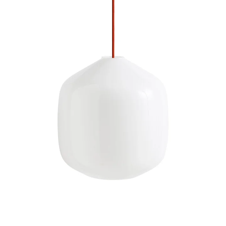HAY - Buoy Glass pendant light, Ø 30 cm, rusty red
