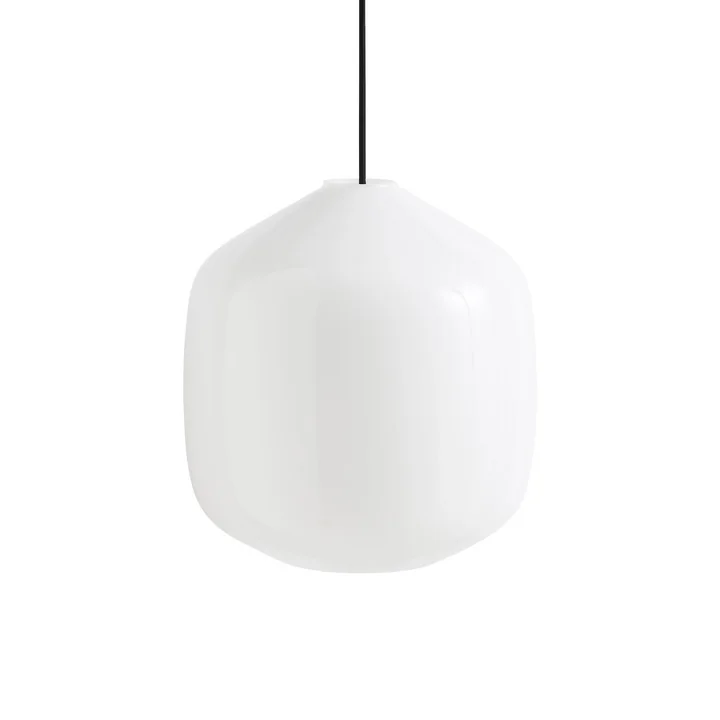 HAY - Buoy Glass pendant light, Ø 30 cm, soft black