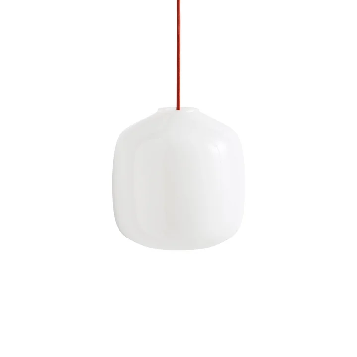 HAY - Buoy Glass pendant light, Ø 20 cm, rusty red