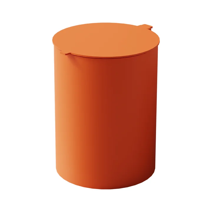 Nichba Design - Bathroom waste garbage can, orange
