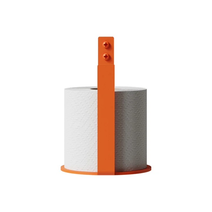Nichba Design - Extra toilet roll holder, orange