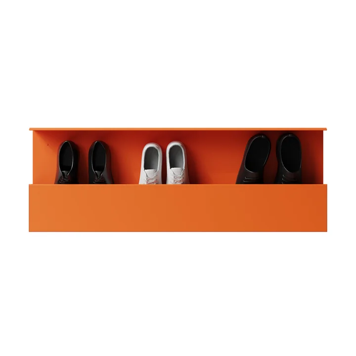 Nichba Design - Shoe rack, 35 x 100 cm, orange