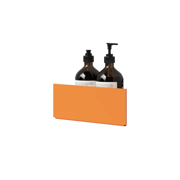 Nichba Design - Corner wall shelf, orange