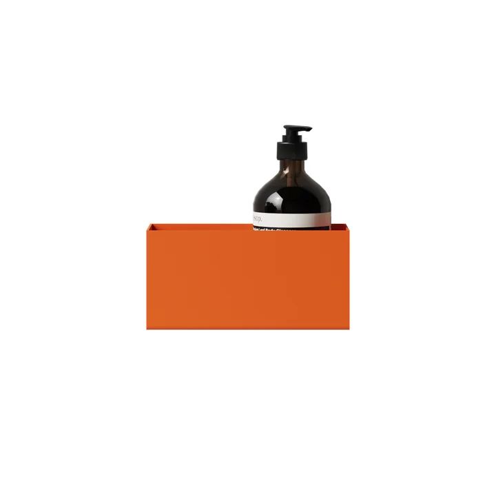 Nichba Design - Wall shelf, L 20 cm, orange