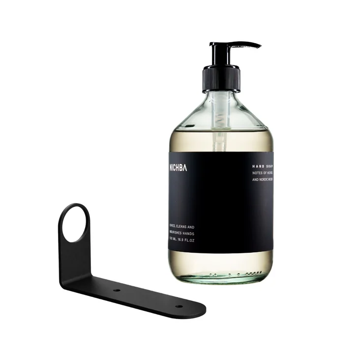 Nichba Design - Wall holder for soap, black