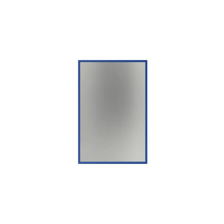 Nichba Design - Wall mirror small, 75 x 50 cm, blue