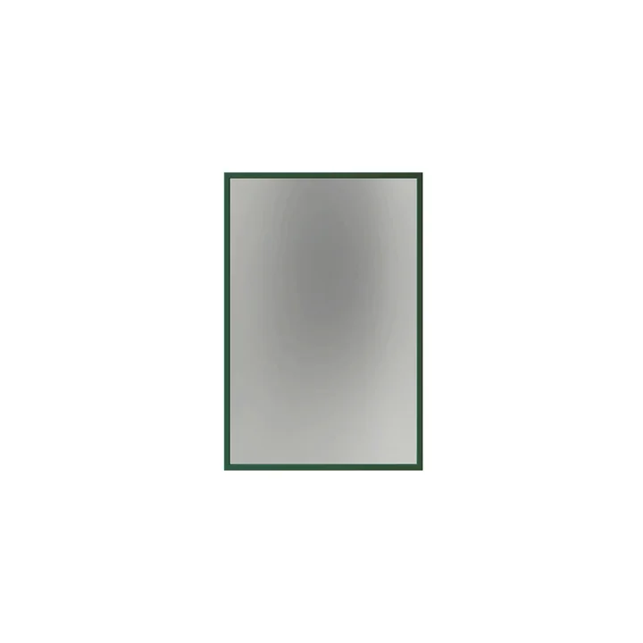 Nichba Design - Wall mirror small, 75 x 50 cm, moss green