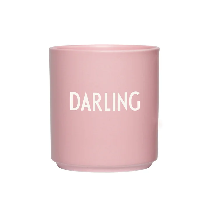 Design Letters - AJ Favourite Porcelain mug, Darling / creole pink
