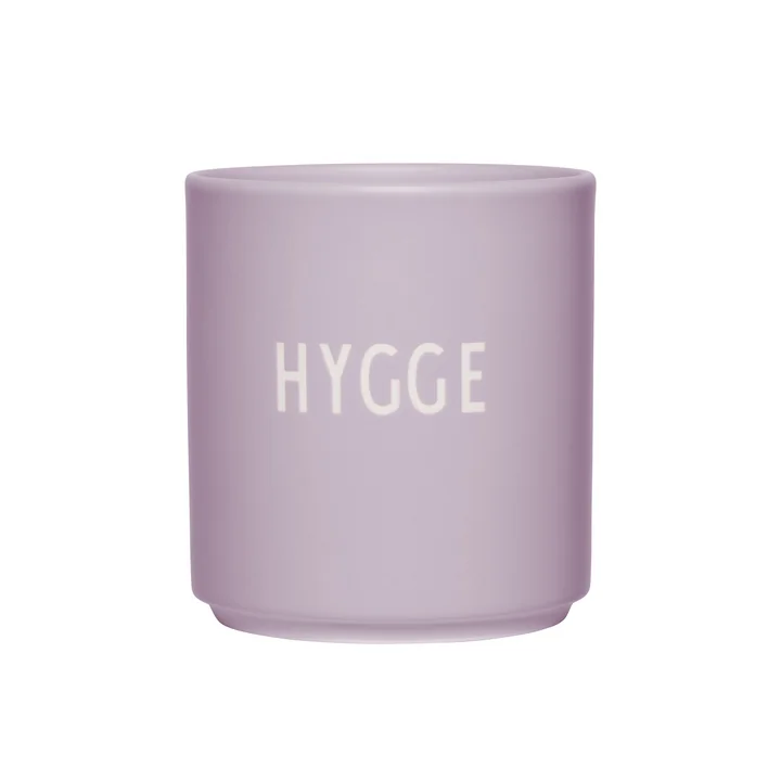 Design Letters - AJ Favourite Porcelain mug, Hygge / lavender