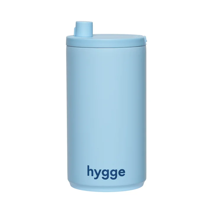 Design Letters - Travel Mug, 0.35 l, Hygge / light blue