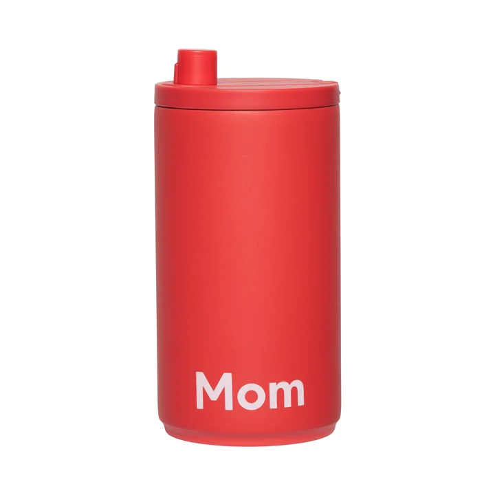 Design Letters - Travel Mug, 0.35 l, Mom / deep sea coral