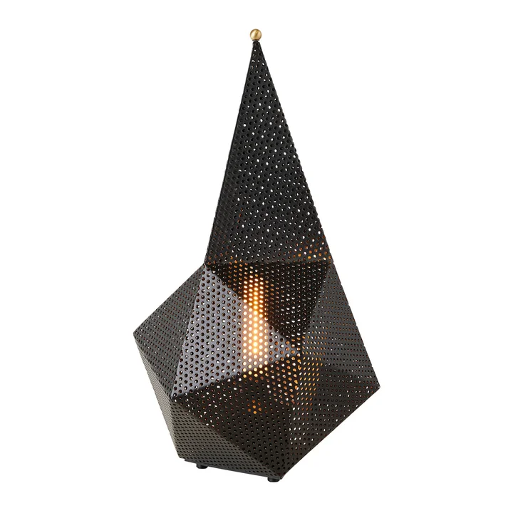 Bagdad Portable rechargeable lamp, soft black semi matt (EU) by Gubi