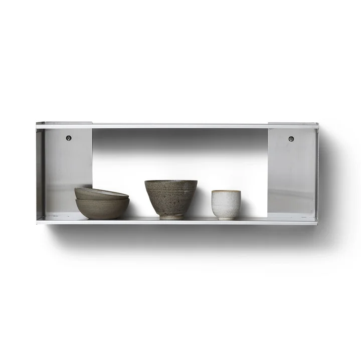 Form & Refine - Taper Wall shelf, 25 x 70 cm, stainless steel