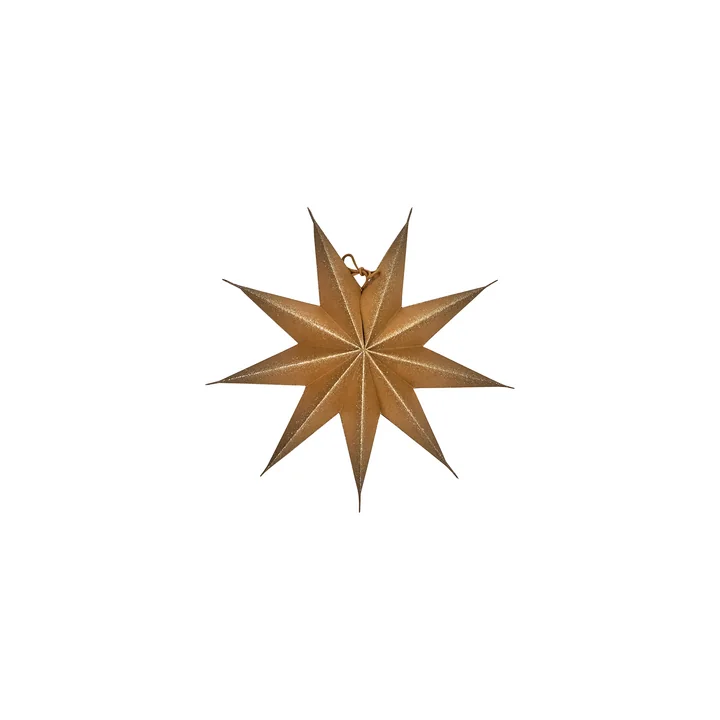 House Doctor - 9 Point Poinsettia Ø 30 cm cm, natural / champagne