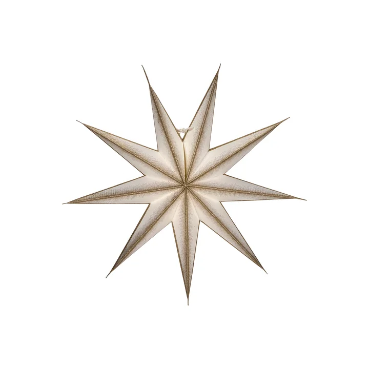 House Doctor - 9 Point Poinsettia Ø 45 cm, off-white / champagne