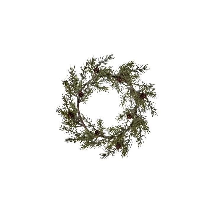 House Doctor - Torch Wreath, Ø 35 cm, green