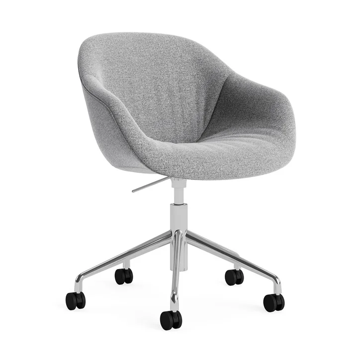 HAY - About A Chair AAC 253 Soft, polished aluminum / Hallingdal 130