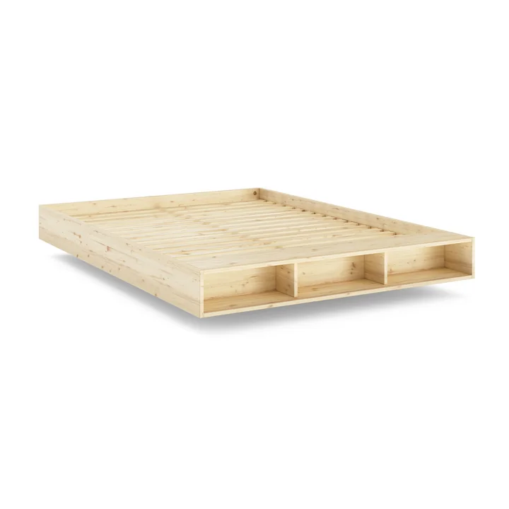 Karup Design - Merge Bed, 160 x 200 cm, natural pine
