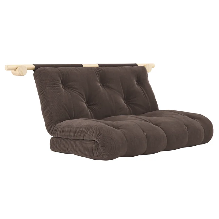 Karup Design - Hooked 135 Sofa bed incl. Bravo mattress 135 x 200 cm, chocolate