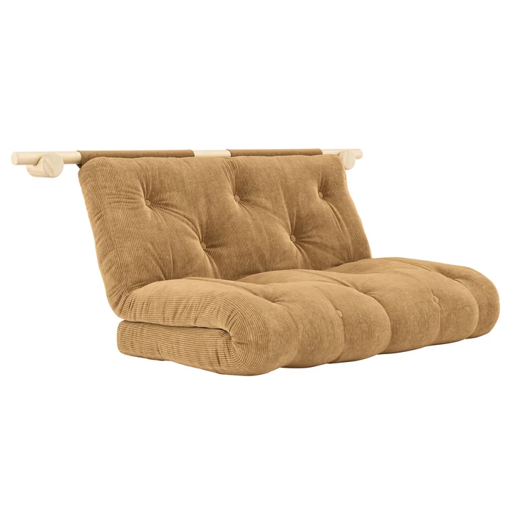 Karup Design - Hooked 135 Sofa bed incl. Bravo mattress 135 x 200 cm, fudge brown