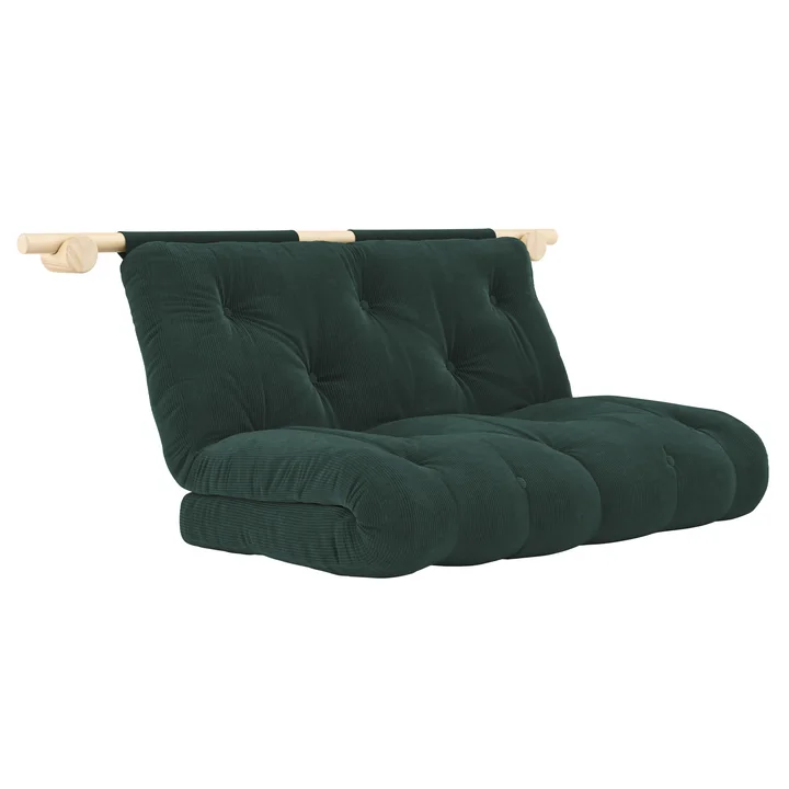 Karup Design - Hooked 135 Sofa bed incl. Bravo mattress 135 x 200 cm, seaweed